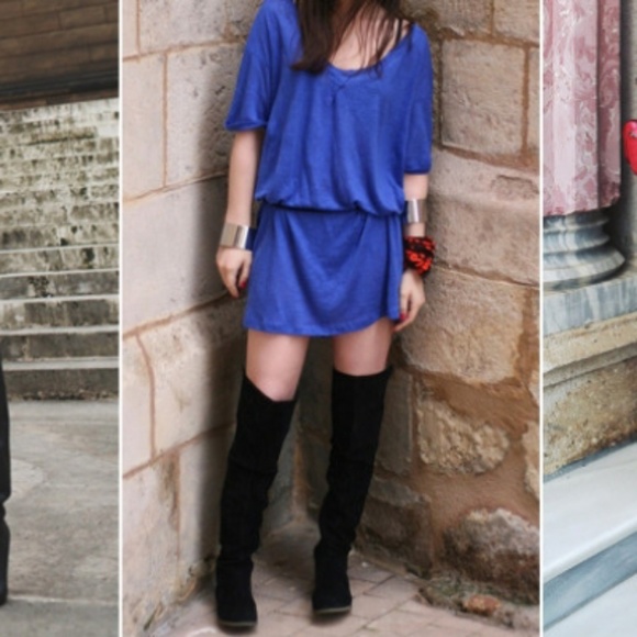 Vegan SUEDED BOOTS PRICE IS FIRM - Picture 1 of 9